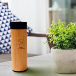 bouteille isotherme en bambou Bouteille isotherme en bambou